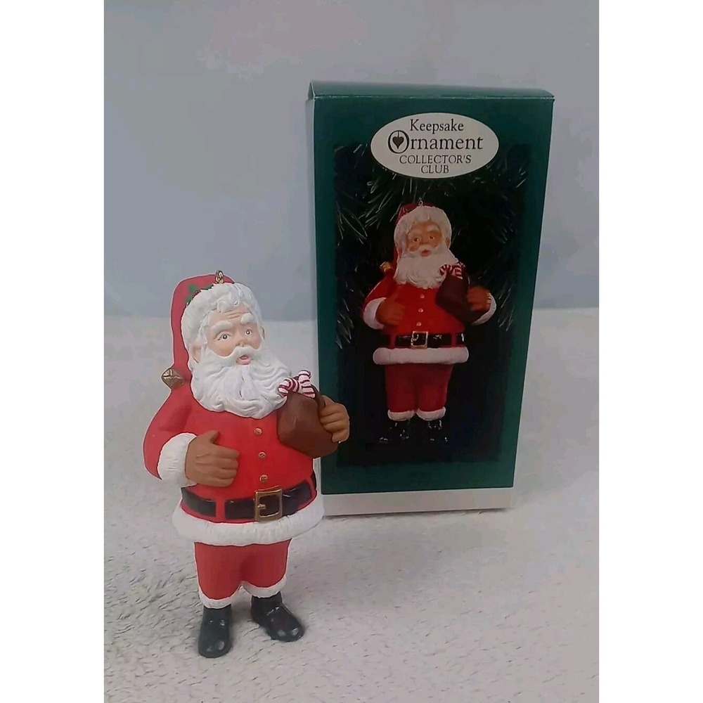 VTG Santa Hallmark Keepsake Ornament 1996 Santa Christmas Holiday Decoration